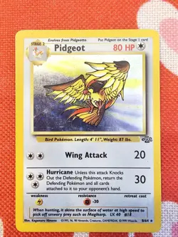 Pidgeot Jungle Holo 8/64 Pokemon Rare - Image 1