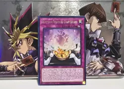 Yu-Gi-Oh Recette de Personnel (Staff Recipe) WISU-EN039 Silver Letter Rare NM - Image 1