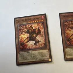 Yu-Gi-Oh! Masked HERO Furnace Warrior Effect 1st Edition Foil Lot 3 - Image 2