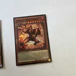 Yu-Gi-Oh! Masked HERO Furnace Warrior Effect 1st Edition Foil Lot 3 - Image 3