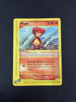Pokemon Card - Magby Expedition 52/165 Rare Non-Holo - Image 1