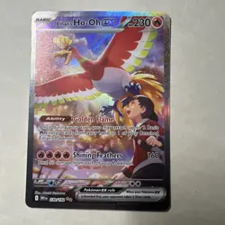 Pokemon Ethan's Ho-Oh EX Card 230/182 Scarlet and Violet Destined Rivals Mint/NM - Image 1