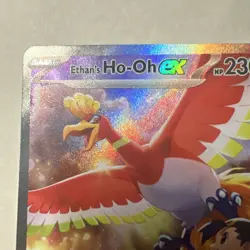 Pokemon Ethan's Ho-Oh EX Card 230/182 Scarlet and Violet Destined Rivals Mint/NM - Image 2