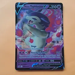 Hisuian Typhlosion V Promo SWSH237 Holo Rare Pokemon Cards Near Mint - Image 1