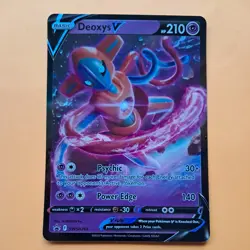 Deoxys V SWSH266 Back Star Rare Holo Pokemon Card Swsh Near mint - Image 1