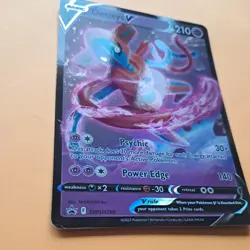 Deoxys V SWSH266 Back Star Rare Holo Pokemon Card Swsh Near mint - Image 4