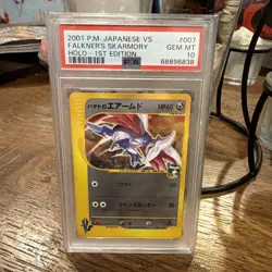 2001 Falkner's Skarmory Pokemon VS Japanese Holo 1st Edition Card PSA 10 - Image 1