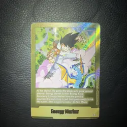 Energy Marker E-80 Gold Manga Booster 02 Dragon Ball Card English - Image 1
