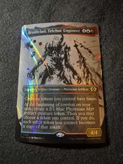 MTG English Brudiclad, Telchor Engineer (Halo Foil) NM Foil - Image 1