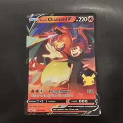 Pokemon Card Lance's Charizard V SWSH133 - Mint Condition - Jumbo Card - Image 1