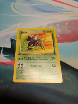 Pinsir 1st Edition Jungle 25/64 Non-Holo Pokemon Card WOTC 1999 MP HP - Image 1