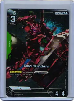 Gundam Card Game Red Gundam R+ GD02-024 Dual Impact - Image 1