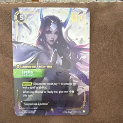 League of Legends Irelia SFD Fervent Champion Unit Card 5 Cost 225/221 - Image 1