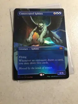 Consecrated Sphinx - Foil - Borderless NM, English MTG Double Masters 2022 - Image 1