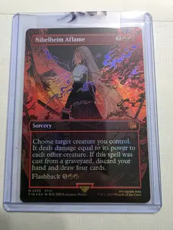 Nibelheim Aflame MTG (Borderless) 0339 Foil Mythic - Image 1