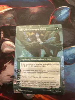 Oko, Lorwyn Liege // Oko, Shadowmoor Scion Borderless Lorwyn Eclipsed 287 - Image 2