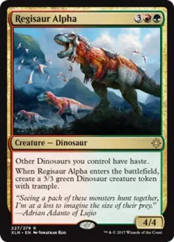 x1 Regisaur Alpha R MTG Ixalan M/NM, English - Image 1