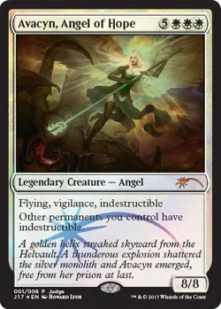 Avacyn, Angel of Hope - Foil DCI Judge Promo PL/MP, English MTG Judge Promos - Image 1