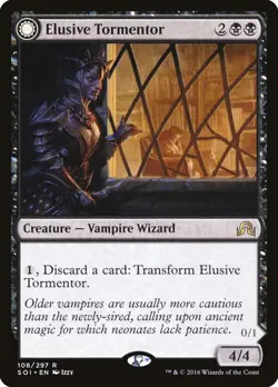 Elusive Tormentor 108 Rare Shadows over Innistrad SOI MTG - Image 1