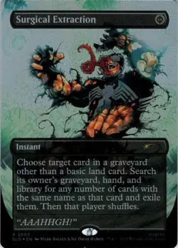 MTG Surgical Extraction (Color) (2003) | NM Foil | Secret Lair Spider-Man {SLD} - Image 2