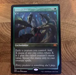 Food Chain - (Foil Etched) - Near Mint (NM) - Double Masters 2022 - Pack Fresh - Image 1