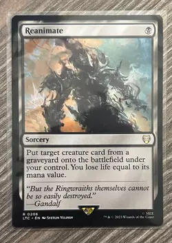 Reanimate - 206 - NM - Commander: The Lord of the Rings - MTG - Image 1