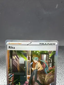 Pokemon TCG Rika Trainer Special Illustration Card Paradox Rift 258/182 - Image 3