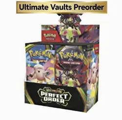 PRESALE Pokemon TCG: Mega Evolution-Perfect Order Booster Display Box (36 Packs) - Image 1