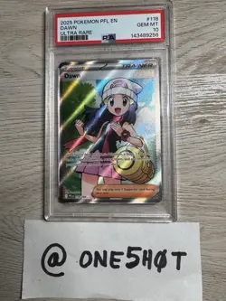 2025 POKEMON PHANTASMAL FLAMES DAWN Ultra Rare #118/094 PSA 10 - Image 1