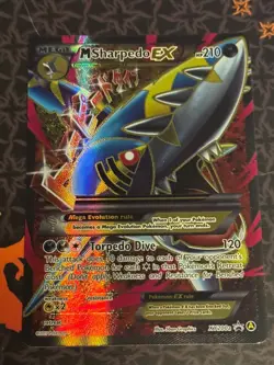 M Sharpedo EX XY200A Promo XY Black Star Promos Pokemon NM - Image 1
