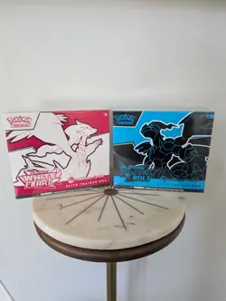 Pokemon Center White Flare and Black Bolt Elite Trainer Box ETB Bundle Sealed - Image 1