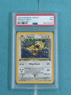 1999 Pokemon Jungle Pidgeot Holo 1st Edition #8 PSA 7 - Image 1