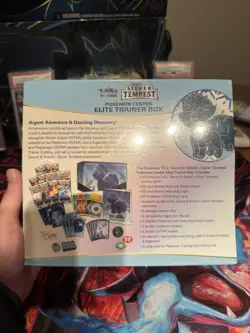🔥 Pokemon Center Sword & Shield Silver Tempest Elite Trainer Box SEALED 🔥 - Image 5