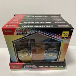 Pokemon Scarlet & Violet Prismatic Evolutions Poster Collection LOT OF 6 SEALED - Image 1
