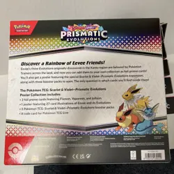 Pokemon Scarlet & Violet Prismatic Evolutions Poster Collection LOT OF 6 SEALED - Image 2