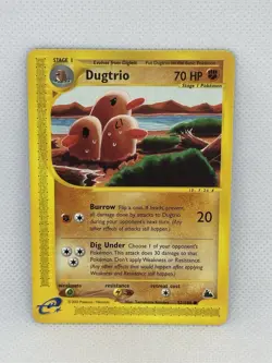 Pokemon Card - Dugtrio Skyridge 52/144 Non-Holo 2003 NM/MINT!! Komiya - Image 1