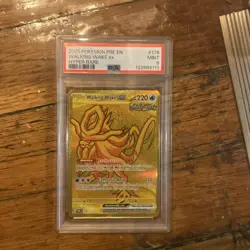 2025 POKEMON PRE EN-PRISMATIC EVOLUTIONS HYPER RARE #178 WALKING WAKE EX PSA 9 - Image 1
