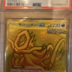 2025 POKEMON PRE EN-PRISMATIC EVOLUTIONS HYPER RARE #178 WALKING WAKE EX PSA 9 - Image 5
