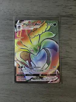 Malamar VMAX Secret Rare Rainbow Rare Pokemon 198/192 Rebel Clash Series - Image 1