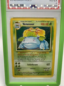 PSA 4 1999 Base Set Venusaur 15/102 Holo Foil Pokemon WOTC Unlimited - Image 2