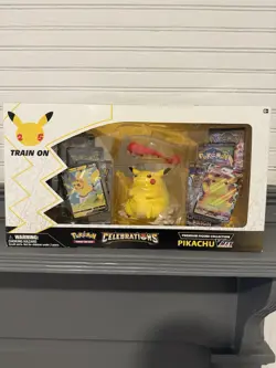 Pokemon TCG Celebrations Premium Figure Collection Pikachu VMAX Box 820650809408 - Image 1