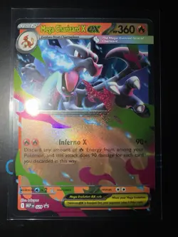 Pokemon Mega Charizard X EX 029 Mega Evolution Promo - Image 1