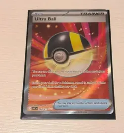 Pokemon Ultra Ball 264/217 Secret Rare Trainer Item Foil Holo - Fresh Pull - Image 1