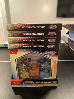Pokemon Scarlet Violet Prismatic Evolutions Poster Collection 10 Pack - Image 1