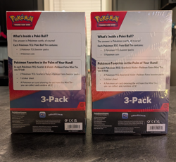 Lot Of 2 Pokemon TCG - Poke Ball + (2) Paldean Fates Mini Tins Pack Sam's Club. - Image 2