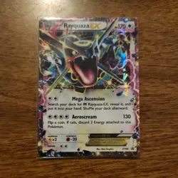 Pokemon TCG Rayquaza EX XY69 Black Star Promo - Image 1