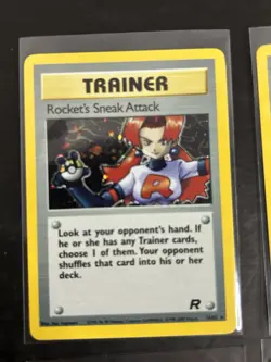 Pokemon Team Rocket Unlimited Holo Lot Dark Machamp Swirl Hypno Arbok Trainer - Image 3
