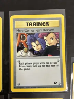 Pokemon Team Rocket Unlimited Holo Lot Dark Machamp Swirl Hypno Arbok Trainer - Image 4