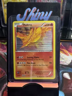 Pokemon TCG Moltres 22/113 Holo Rare Legendary Treasures - Image 1