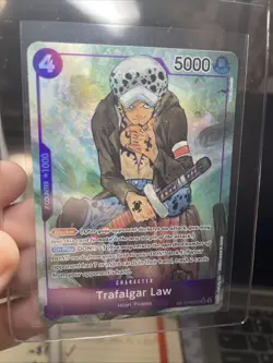 One Piece Card Game TCG - Trafalgar Law (ST10-010) Treasure Rare Card - MINT CCG - Image 1